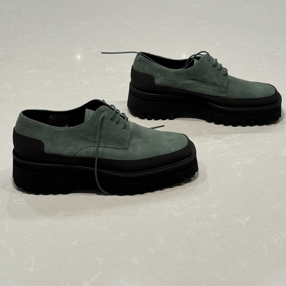 Paloma Barcelo Kenny Platform Loafer Oxford Suede - Size 40 - US 9.5 NEW